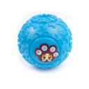 Imagen secundaria del producto Juguete Pelota Maciza Con Sonido. Juguete pelota chillona de premios. Material: Plástico Color: Rosado, negro, azul, morado Disponible: Razas pequeñas.