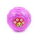 Imagen secundaria del producto Juguete Pelota Maciza Con Sonido. Juguete pelota chillona de premios. Material: Plástico Color: Rosado, negro, azul, morado Disponible: Razas pequeñas.