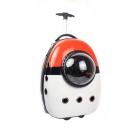 Imagen secundaria del producto Maleta De Ruedas Para Mascotas. Transportin de ruedas para mascotas, cuenta con anillos de ventilación, tapete, rejilla y cupula para intercambiar y manija retráctil ergonómica. Material: Plástico                                                                                                                                              Estampado: Minion, pingüino, gato, pokemon                                                                                                                                                              Disponible: Razas pequeñas de hasta 10Kg