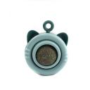 Imagen secundaria del producto Juguete Catnip Gatito. Juguete catnip gatito cuenta con manija en la parte superior que hace girar la bolita de catnip para después de su uso cubrir. Trae dos adhesivos. Material: Plástico, catnip Color: Naranja, gris con blanco, amarillo con verde, verde oscuro Disponible: Razas pequeñas