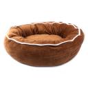 Imagen secundaria del producto Cama Redonda. Cama redonda tipo cuna para mascotas. Material: Poliéster Color: Negro, café, lila. Disponible: Razas pequeñas y medianas.