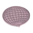 Imagen secundaria del producto Tapete De Lamer Redondo Para Mascotas. Tapete de lamer para mascotas, cuenta con ventosas para pegar en superficies planas. Ideal para una alimentación mas lenta. Material: Silicona Color: Verde, azul, curuba, morado Disponible: Razas pequeñas, medianas y grandes.