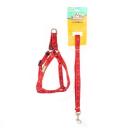 Imagen secundaria del producto Arnés Con Correa Plana  Para Mascotas Talla M. Arnés con correa, cuenta con tejido reflectivo, hebillas ajustables, broche de seguridad y anillos tipo D para fijar la correa. Material: Poliéster, metal                                                                                                                                Color: Negro, rosado, azul, rojo     Disponible: Razas pequeñas Medidas: TALLA M CUELLO  40-53 CM TORSO MIN-MAX 56-58 PESO MAXIMO – APROX 11-23 KG, TRAILLA 1,20 CM