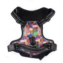 Imagen secundaria del producto Pechera Con Broches Traseros Para Mascotas. Pechera anti-tirones, cuenta con hebillas ajustables, broches de seguridad, tejido reflectivo y anillo tipo D en la parte superior e inferior para fijar la correa. Material: Poliéster, metal                                                                                            Color/Estampado: Rosado, negro, rosado militar, Marvel                                                                 Disponible: Razas pequeñas,medianas y grandes