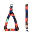 Imagen secundaria del producto Arnes Multicolor Para Mascotas. Arnés con correa, cuenta con hebillas ajustables, broche de seguridad y anillos tipo D para fijar la correa Material: Poliéster, metal Color: Rojo, azul, rosado, azul claro Disponible: Razas pequeñas y medianas. Medidas: TALLA XS: CUELLO 23-33 CM TORSO  MIN-MAX 30-45 CM PESO MAXIMO – APROX 2-5 KG, TRAILLA 1,20 CM TALLA S: CUELLO 30-41 CM TORSO MIN-MAX 41-53 CM PESO MAXIMO – APROX 5-11 KG, TRAILLA 1,20 CM TALLA M: CUELLO  40-53 CM TORSO MIN-MAX 56-58 PESO MAXIMO – APROX 11-23 KG, TRAILLA 1,20 CM TALLA L: CUELLO 46-66 CM TORSO MIN-MAX 61-76 CM PESO MAXIMO APROX 23-36 KG, TRAILLA 1,20 CM