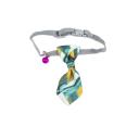 Imagen secundaria del producto Corbata De Mascotas. Corbata estampada con cascabel, cuenta con hebilla ajustable y broche de seguridad. Material: Poliéster Color/estampado: Rosado puntos, rojo puntos, azul oscuro, lila sushi, azul con amarillo, blanco rosas, negro cuadros, multicolor rayas, verde aguamarina, Negro cebra, azul cuadros. Disponible: Razas pequeñas