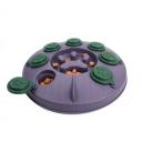 Imagen que muestra el producto Juguete Didactico Para Mascotas. Juguete interactivo de premios, cuenta con orificios y tapas para poder esconder snacks. Material: Plástico                                                                                                 Color: Verde, azul, rosado                                                                        Disponible: Razas pequeñas y medianas.