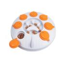 Imagen secundaria del producto Juguete Didactico Para Mascotas. Juguete interactivo de premios, cuenta con orificios y tapas para poder esconder snacks. Material: Plástico                                                                                                 Color: Verde, azul, rosado                                                                        Disponible: Razas pequeñas y medianas.