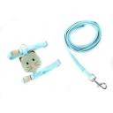 Imagen secundaria del producto Arnés Tipo H Muñeco De Felpa. Arnés para mascotas tipo H, cuenta con muñeco de felpa al costado, hebillas para ajustar el tamaño y broche de seguridad. Trae correa. Material: Poliéster, metal                                                                                                                 Color: Beige, azul, café, rosado, gris                                                                                                               Disponible: Razas pequeñas. Medidas: TALLA XS: CUELLO 23-33 CM TORSO  MIN-MAX 30-45 CM PESO MAXIMO – APROX 2-5 KG, TRAILLA 1,20 CM TALLA S: CUELLO 30-41 CM TORSO MIN-MAX 41-53 CM PESO MAXIMO – APROX 5-11 KG, TRAILLA 1,20 CM