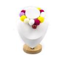 Imagen secundaria del producto Collar Cascabel Para Mascotas. Collar con bolitas de felpa. Cuenta con cascabel. Material: Poliéster y metal                                                                                                                                                    Color: Rosado, azul, rojo, morado, amarillo, verde                                                                                   Disponible: Razas pequeñas. Medidas: 10 cm