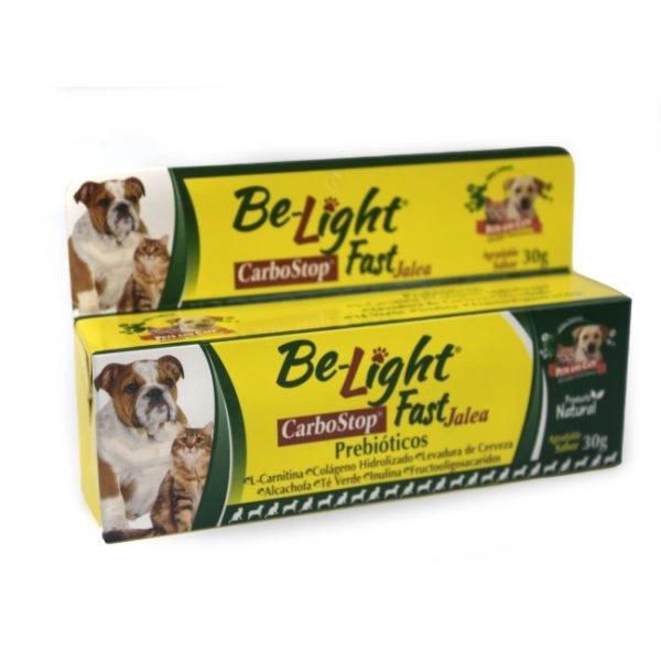 Imagen que muestra el producto Belight Fast Carbostop Jalea Tubo X 30 G. Ingredientes: Extracto de malta, agua, colágeno hidrolizado, aceite de girasol, propóleo, alcachofa, té verde. Presentación: 30g Disponible: Para perros y gatos de todas las razas a partir de los 5 meses de edad.