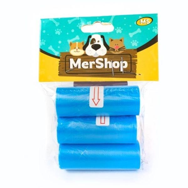 Imagen que muestra el producto Bolsa Higienica  Paq X 3Para Mascotas. Bolsas higiénicas para mascotas. Paquete x 3 UND, cada rollo cuenta con 12-13 bolsas. Material: Plástico Color: Surtido Disponible: Razas pequeñas, medianas y grandes.