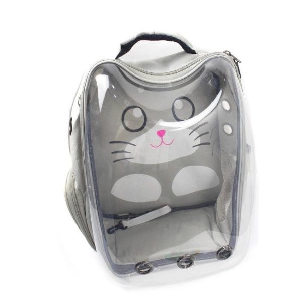 Imagen que muestra el producto Bolso Capsula Gatito Para Mascotas. Juguete con bolita de catnip compacta, cuenta con diseño de pulpo y trae adhesivo para fijar en superficies planas. Material: Plástico, catnip Color: Negro, rosado, azul. Disponible: Razas pequeñas.