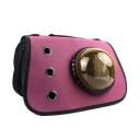 Imagen secundaria del producto Bolso Con Cupula Para Mascotas. Transportin para mascotas, cuenta con anillos de ventilación, mallas laterales, rejilla y cupula para intercambiar, mango ergonómico y correa para facilitar su transporte. Material:  Mezclilla, plástico                                                                                                                                               Color: Café, gris, azul, fucsia                                                                                                                                                                        Disponible: Razas pequeñas de hasta 10Kg