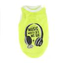 Imagen que muestra el producto Camisa Malla Para Mascotas. Camiseta en forma de malla para mascotas. Material: Poliester Color: Azul, verde, naranja Disponible: Razas pequeñas