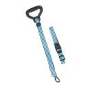 Imagen secundaria del producto Collar Con Correa De Mango Macizo Para Mascotas. Collar con correa, cuenta con tejido reflectivo y mango macizo. Material: Poliéster Color: Rojo, azul claro, azul oscuro, plateado Disponible: Razas medianas y grandes