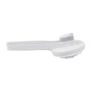 Imagen secundaria del producto Cepillo Botón De Gatito Para Mascotas. Cepillo de cabeza redonda, cerdas de metal, mango cómodo y ligero, botón trasero con diseño de gato ideal para expulsar el pelo. Material: Metal, Color: Gris, azul, rosado Disponible: Razas pequeñas y medianas con pelaje largo.