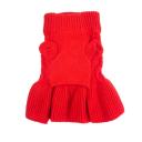 Imagen secundaria del producto Vestido Tejido Botones De Corazón. Vestido unicolor cuello tortuga. Material: Poliéster Color: Rojo, rosado, morado Disponible: Razas pequeñas y medianas.