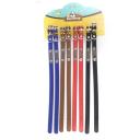 Imagen que muestra el producto Collar Con Estilo De Taches Para Mascotas. Collar con taches, cuenta con 6 puntos para ajustar a la medida y anillo tipo D para fijar la correa. Material: Cuerina, metal   Color: Rojo, negro, azul, café Disponible: Razas pequeñas. Medidas: Largo37 cm * Ancho 1.5 cm