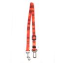 Imagen secundaria del producto Correa De Seguridad Mascotas Para Broche De Carro. Correa estampada para ajustar al broche del carro. Material: Poliéster Color/Estampado: Amarillo huesos, Spider Man, Blanco perritos, Naranja. Disponible: Razas pequeñas, medianas y grandes.