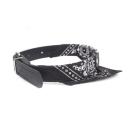 Imagen secundaria del producto Collar  Con Pañoleta Para Mascotas. Collar con pañoleta estampada, cuenta con 6 puntos para ajustar a la medida y anillo tipo D para fijar a la correa. Material: Poliéster, metal    Color: Rojo, negro, azul, rosado    Disponible: Razas pequeñas. Medidas:  Largo 43 cm * Ancho 8 cm