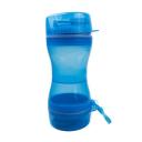 Imagen secundaria del producto Portacomida Y Bebida Para Mascotas. Termo portatil con dos compartimentos para agua y comida, cuenta con tapas doble función en cada extremo y tirilla para transportar. Capacidad de 500 ml. Material: Plástico                                                                                                       Color: Rosado, azul, verde                                                                                                         Disponible: Razas pequeñas y medianas.