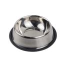 Imagen que muestra el producto Comedero Plateado Tradicional Para Mascotas. Comedero redondo con antideslizante. Material: Acero inóxidable   Color: Plateado.    Disponible: Razas pequeñas. Mediana , Grandes. EXTRAPEQUEÑO : Largo 11,5cm* Ancho 4,5cm PEQUEÑO: Largo 13cm* Ancho 5cm MEDIANO : Largo 15,5cm*Ancho 6cm GRANDE: Largo22cm* Ancho 7,5cm EXTRAGRANDE : Largo25cm* Ancho 8cm