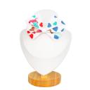 Imagen secundaria del producto Collar Con Moño Estampado. Collar con moño estampado, cuenta con hebilla ajustable y broche de seguridad. Material: Poliéster Color: Rosa mariposa, azul oscuro huellas, rosado con azul rayas, lila flores, rojo estilo tartán, blanco corazones y perritos. Disponible: Razas pequeñas