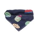 Imagen secundaria del producto Pañoleta Estampada Para Mascotas. Collar con pañoleta estampada, cuenta con hebilla de plástico ajustable y anillo tipo D para fijar la correa. Talla S,M,L.XL Material: Poliéster Color: Azul oscuro, azul claro, verde beige, blanco. Disponible: Razas pequeñas