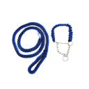 Imagen secundaria del producto Collar De Ahogo Trenzado Para Mascotas. Collar con correa, cuenta con diseño tejido, cadena ajustable en el cuello y gancho para fijar al colllar. Material: Poliéster, metal                                                                                                    Color: Azul, rojo, negro, rojo con negro, rojo con azul, azul con negro                                                                        Disponible: Razas pequeñas y medianas Medidas: Trailla 1,30 cm* Ancho 2,5 cm Collar Largo 35cm* Ancho 2,5cm