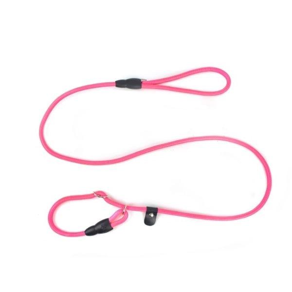 Imagen que muestra el producto Collar De Ahogo Unicolor Para Mascotas. Collar de ahogo unicolor para mascotas  Material: Poliéster, metal                                                                                            Color: Rosa, negro, azul                                                                              Disponible: Razas pequeñas, medianas, grandes