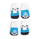 Imagen que muestra el producto Pet Socks Para Mascotas. Medias para mascotas con tejido antideslizante. Material: Poliéster Color: Rojo, azul Disponible: Razas pequeñas y medianas.