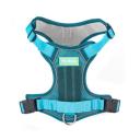 Imagen secundaria del producto Pechera Ajustable Para Mascotas. Pechera anti-tirones, cuenta con hebillas ajustables, broches de seguridad, velcro para personalizar y anillo tipo D en la parte superior e inferior para fijar la correa. Material: Poliéster, metal Color: Negro, verde, azul, morado Disponible: Razas medianas y grandes. Medidas: TALLA S: CUELLO 30-41 CM TORSO MIN-MAX 41-53 CM PESO MAXIMO – APROX 5-11 KG TALLA M: CUELLO  40-53 CM TORSO MIN-MAX 56-58 PESO MAXIMO – APROX 11-23 KG TALLA L: CUELLO 46-66 CM TORSO MIN-MAX 61-76 CM PESO MAXIMO APROX 23-36 KG TALLA XL: CUELLO 70-81 CM TORSO  MIN-MAX 70-82 CM PESO MAXIMO – APROX 36-50 KG TALLA XXL: CUELLO  77-98 CM TORSO MIN-MAX 86-102CM PESO MAXIMO – APROX 51-80 KG