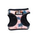 Imagen secundaria del producto Pechera Mascotas Mershop. Pechera estampada para mascotas, cuenta con tejido reflectivo, velcro ajustable, broche de seguridad y anillos tipo D para fijar la correa. Material: Poliéster Color/Estampado: Rosado, negro, azul, verde. Disponible: Razas pequeñas.