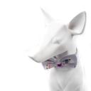 Imagen secundaria del producto Corbatin Estampado Para Mascotas. Corbatin estampado para mascotas, cuenta con broches de seguridad.  Material: Poliéster Color: Azul marinero, azul zorro, verde limón, negro bulldog, lila sushi Disponible: Razas medianas.