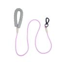 Imagen secundaria del producto Correa Mascotas Con Mosquetón De Seguridad. Correa redonda para mascotas, cuenta con mosquetón con pieza de seguridad. Material: Poliéster Color: Rosado, vinotinto, lila, azul, gris Disponible: Razas pequeñas, medianas y grandes