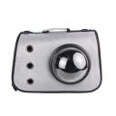 Imagen secundaria del producto Transportin Con Cúpula Para Mascotas. Transportin para mascotas, cuenta con anillos de ventilación, mallas laterales, rejilla y cupula para intercambiar, mango ergonómico y correa para facilitar su transporte. Material:  Mezclilla, plástico                                                                                                                                               Color: Café, gris, azul, fucsia                                                                                                                                                                        Disponible: Razas pequeñas de hasta 10Kg