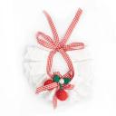 Imagen secundaria del producto Cuello Cerezas Para Mascotas. Collar con moño en el centro, cerezas de felpa decorativas y cinta de tela ajustable. Material: Poliéster Color: Negro, rojo, rosado                                                                                                                     Disponible: Razas pequeñas y medianas.