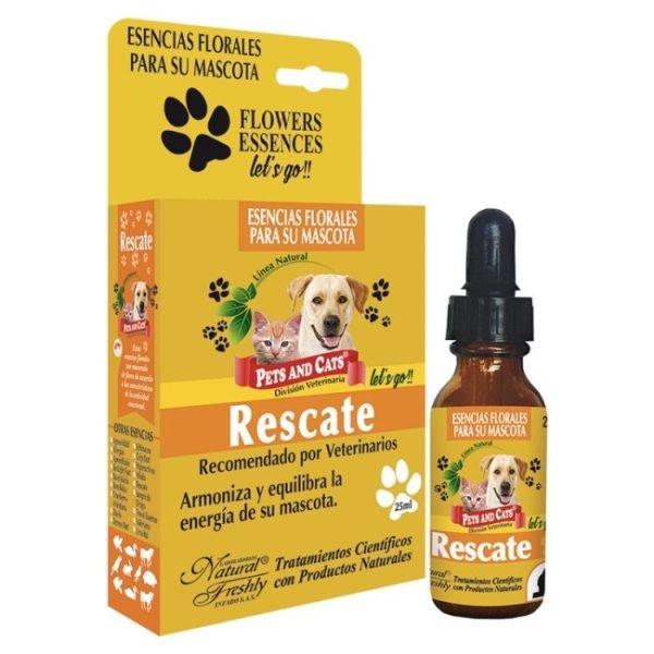 Imagen que muestra el producto Esencia Rescate Lets Go Natural Freshly 25 Ml. Esencia Rescate lets go Natural Freshly Mezcla facilita la adaptación a cambios de ambiente, problemas emocionales o de comportamiento. Ingredientes: Armonica asociación de esencias florales.  Presentación: Frasco x 25 ml con gotero Disponible: Para perros y gatos de todas las razas y edades.