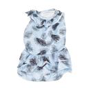 Imagen secundaria del producto Vestido Estampado. Vestido estampado con moño al costado. Material: Poliéster Color: Amarillo, rosado, azul Disponible: razas pequeñas.