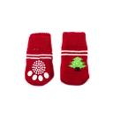 Imagen que muestra el producto Pet Socks Navideñas Para Mascotas Talla S. Medias para mascotas con tejido antideslizante. Material: Poliéster                                                                     Color: Rojo, verde                                                                           Disponible: Razas pequeñas.