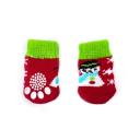 Imagen secundaria del producto Pet Socks Navideñas Para Mascotas Talla S. Medias para mascotas con tejido antideslizante. Material: Poliéster                                                                     Color: Rojo, verde                                                                           Disponible: Razas pequeñas.