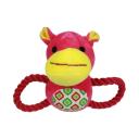 Imagen que muestra el producto Hipopótamo De Felpa Para Mascotas. Juguete de tela hipopotamo con mordazas a los costado.Cuenta con sonido interno. Material: Poliéster Color: Disponible en la foto
Disponible: Razas medianas y grandes