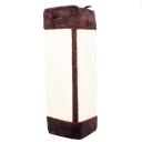 Imagen secundaria del producto Rascador Esquinero. Rascador para adaptar a las esquinas de los muebles, cuenta con tornillos y chazos para asegurar. Material: poliéster, cabuya Color: Café, beige, gris