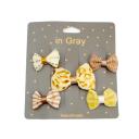 Imagen secundaria del producto Set X 5 Moños De Pinzas Para Mascotas. Set de moños en pinza para mascotas. Material: Poliéster, metal Color: Disponible en la foto Disponible: Razas medianas y grandes.