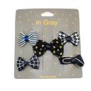 Imagen secundaria del producto Set X 5 Moños De Pinzas Para Mascotas. Set de moños en pinza para mascotas. Material: Poliéster, metal Color: Disponible en la foto Disponible: Razas medianas y grandes.