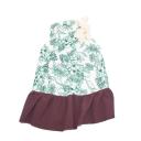 Imagen secundaria del producto Vestido Estampado Con Moño Talla S. Vestido con moño con estampados de flores para mascotas. Material: Poliester Color/Estamapado: Flores rosadas, flores azules, flores verdes. Disponibles: Razas pequeñas y medianas