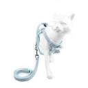 Imagen secundaria del producto Pechera A Cuadros Para Mascotas. Pechera con correa, cuenta con moño en el centro, gancho para ajustar a la medida y anillos para fijar la correa.  Material: Poliéster, metal     Color: Rosado, azul, verde, beige, amarillo.                                                                  Disponible: Razas pequeñas. Medidas:TALLA S: CUELLO 30-41 CM TORSO MIN-MAX 41-53 CM PESO MAXIMO – APROX 5-11 KG, TRAILLA 1,20 CM TALLA M: CUELLO  40-53 CM TORSO MIN-MAX 56-58 PESO MAXIMO – APROX 11-23 KG, TRAILLA 1,20 CM