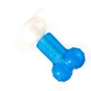 Imagen que muestra el producto Juguete Mordaza Elefante Para Mascotas. Juguete mordaza elefante macizo. Material: Plástico Color: Azul, verde Disponible: Razas pequeñas y medianas