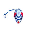Imagen secundaria del producto Juguete Ratón Para Mascotas. Juguete ratón con cuerda bicolor. Material: Poliéster Color: Rojo, verde, azul Disponible: Razas pequeñas